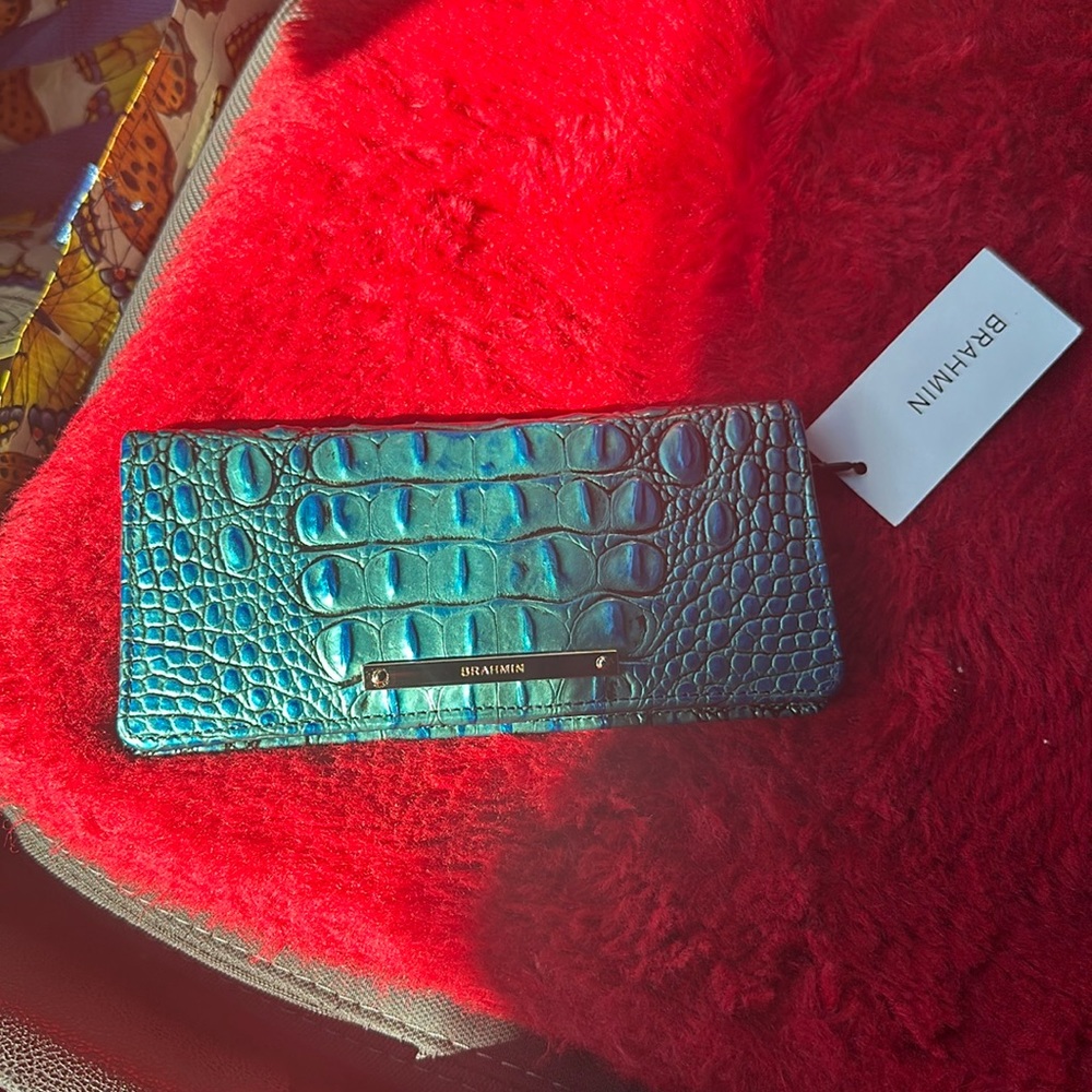 Brahmin Ady Wallet (Peacock)